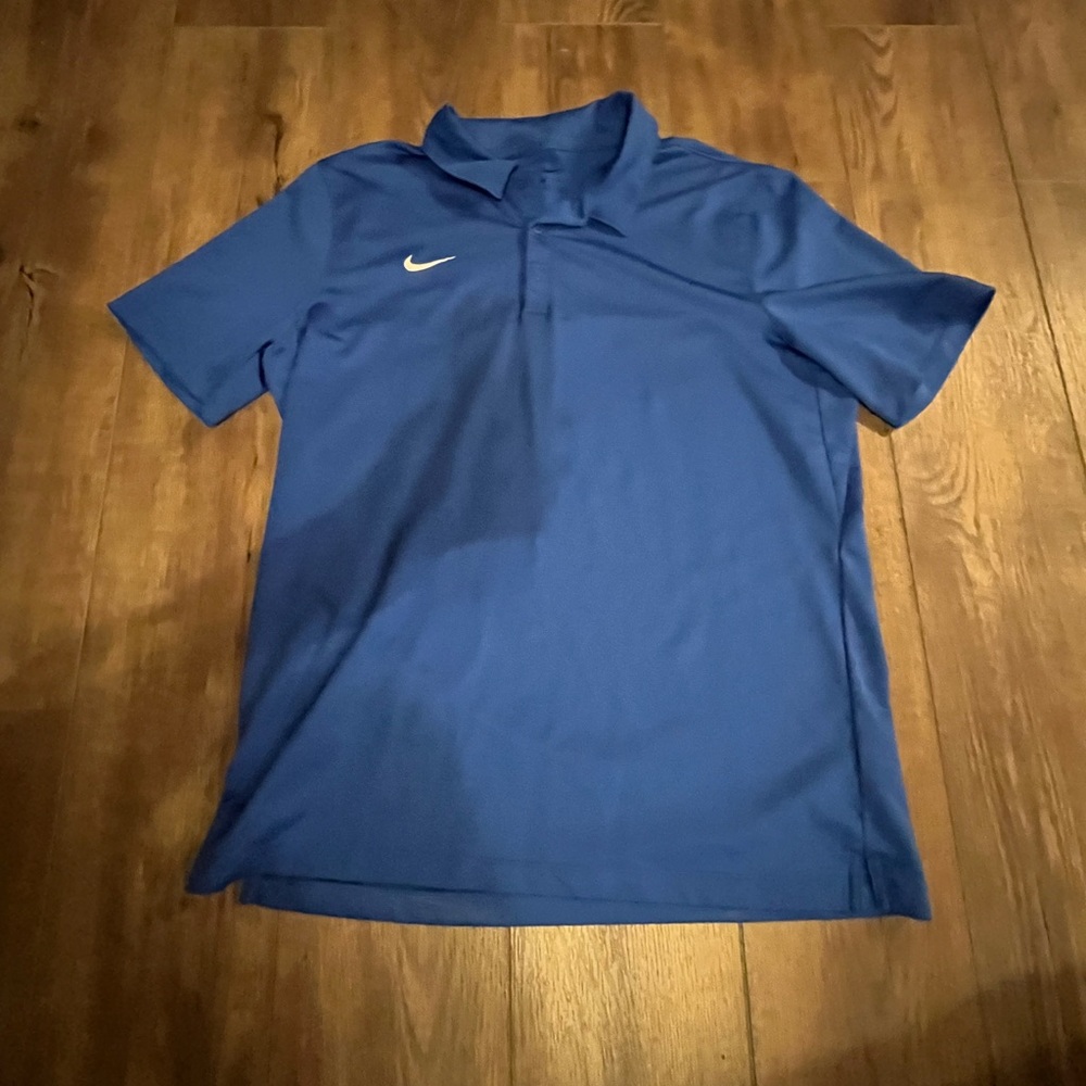 Nike Men's Blue Polo Shirt